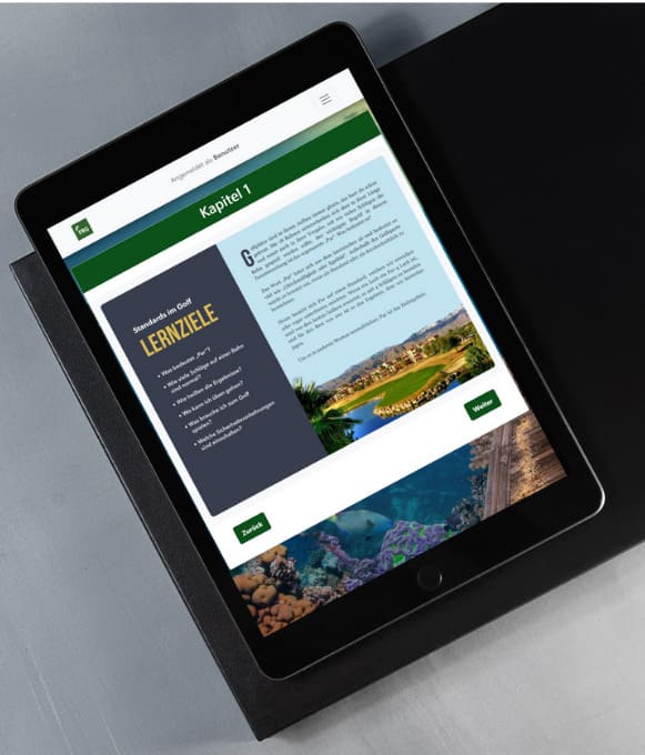 Tablet und Smartphone mit Onlinekurs